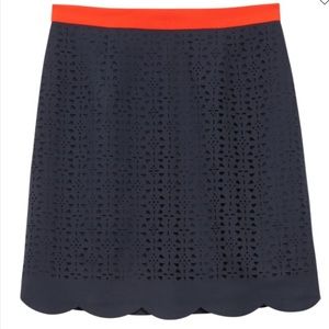 Pixley Stacey Scallop Shem Cut Out Detail Skirt